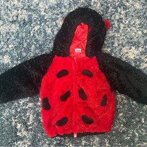 Cozy Soft Ladybug Jacket 24 months